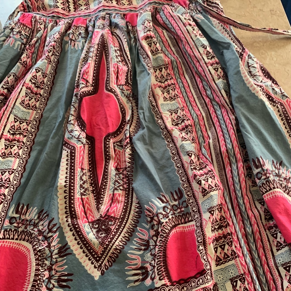 African print maxi